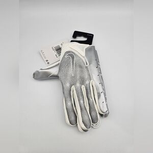Nike Vapor Jet 7.0 Football Gloves Silver-White Unisex Size 2XL DR5111-145